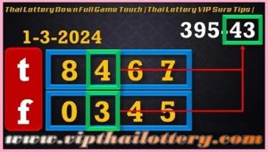 Thai Lotto VIP Sure Tips Full Down Touch Game 01.03.2024