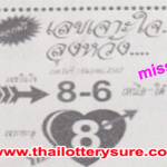 Thai Lottery Good Touch Paper For 1/1/2020