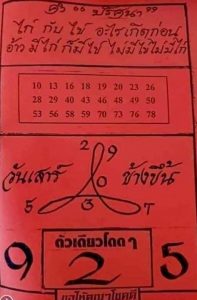 Thailand Lottery Direct Set Win Tips for 01-04-2020