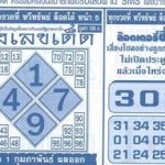 Thailand lottery free tip 3up and 2 down single sure 01-03-2020