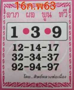 Thai lottery sure number tips with good stats 01 March 2020