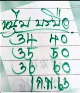 Thai lottery hot cover magazine touch tips 01 March 2020