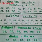 Thai Lottery First 4PC Paper 1-4-2020