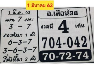 Thailand Lotto HOT Down Tass & VIP 3up Touch 01.03.2020