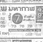 Thailand Lottery Last Paper 01.03.2020