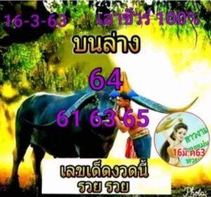 Thai Lottery 3up Sure Tips Formula For 01-04-2020