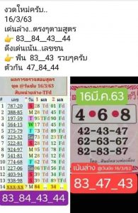 Thailand Lottery Final Hot Paper 01-04-2020