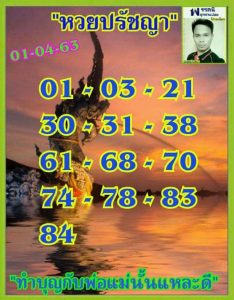 Thai Lottery Best VIP Non Miss Touch Tip 16 April 2020