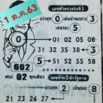 Thai Lottery Result Today 3up Totals past paper 1/10/2020