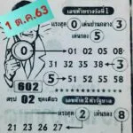 Thai Lottery Result Today 3up Totals past paper 1/10/2020