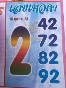 VIP 4pc Magazine Papers Thai Lottery 16 October 2020