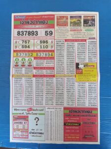 Thailand Lottery Result 3up Single Pair Tips 16-10-2020