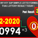 Thai Lottery HTF 3up simple formula paper 30.12.2020