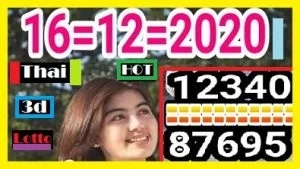 Thai Lottery Results Ok Free Vip Tips 16-12-2020