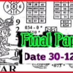 Thai Lottery Final papers 30-12-2020