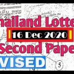 thai lottery Second paper 16 December 2020