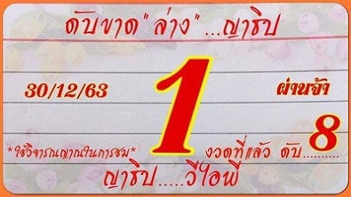 Thailnad Lottery Digit Boss 3up Total 30th December 2020