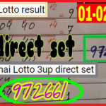 Thai Lotto 3up direct set 1-2-2020