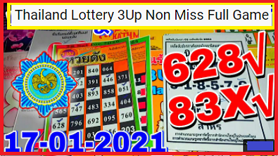 Thailand Lottery 3Up Non Miss Full Game Open