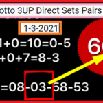 Thai Lotto 3UP Direct Sets Pairs 1-3-2021