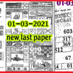 Thailand Lottery Result Last Tip 1/03/2021