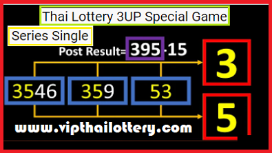 Thai Lottery 3UP Special Game Series Single Digit 16-3-2021