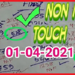 Thai Lottery Non miss 3up touch 01-04-2021