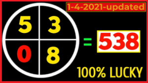 Thai Lotto 2Down Vip Tass and Pair Game 1-4-2021