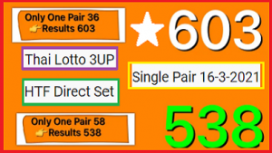 ThaiLottery Thai Lotto 3up Dircet HTF Sets