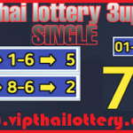 Thailand Lottery 3UP Single Straight Sets Win 90% 1/4/2021