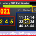 Thailand Lottery 3UP Pair Master Trick 1-4-2021