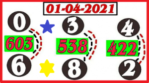 Thailand Lottery 3up direct set 1000% Winning Chance 1-04-2021