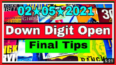 Thai Lottery Game Tips Open Down Hit Touch Digit 1-5-2021