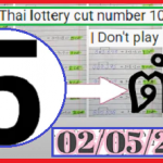 Thai lottery cut number 100000% Cut digit next draw 02-05-2021