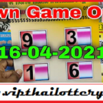 Thailand Lottery Game Down Open Digit Hit Touch 16/4/2021