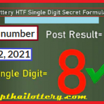 Thailand Lottery HTF Single Digit Secret Formula 1/5/2021