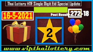 16-5-2021 Thailand Lottery HTF Single Digit Eid Special Update