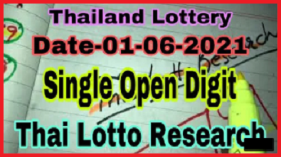 Thai Lottery Open Close Touch Digit Formula Routine Guess Tips 1/6/2021