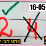 Thai lottery result today 3up single sure hit vip 16-5-2021