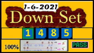 Thailand lottery down set direct pass formula 1st June 2564