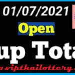 Thai Lottery 3up Cut total digit open New 💯% Sure win 1/7/2564