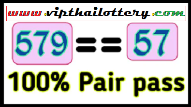 Thai Lottery 3up Pair pass digit set 16 June 2021
