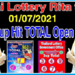 Thai Lottery Rita Tips 01-07-2021 3up Hit Total Open