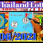 Thailand Government Lottery Magazine Tips Single Digit 16/06/2564