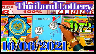 Thailand Government Lottery Magazine Tips Single Digit 16/06/2564
