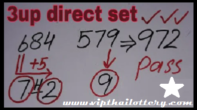 Thailand Lottery 3up Direct Set 100% wining chance 16-06-2021