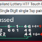 Thailand Lottery HTF Touch Pairs Single Digit single 3up pair 1-7-2564