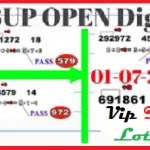 Thailand Lotto 3up direct set 1 July 2021 Open Digit pass thai route
