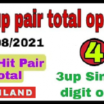 Thailand Lottery 3up Hit Pair Total Open Single Digit 16th August 2021