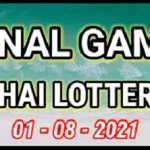 Final Game Thai Lottery 01-08- 2021 Vip First Open Close Thai Lotto